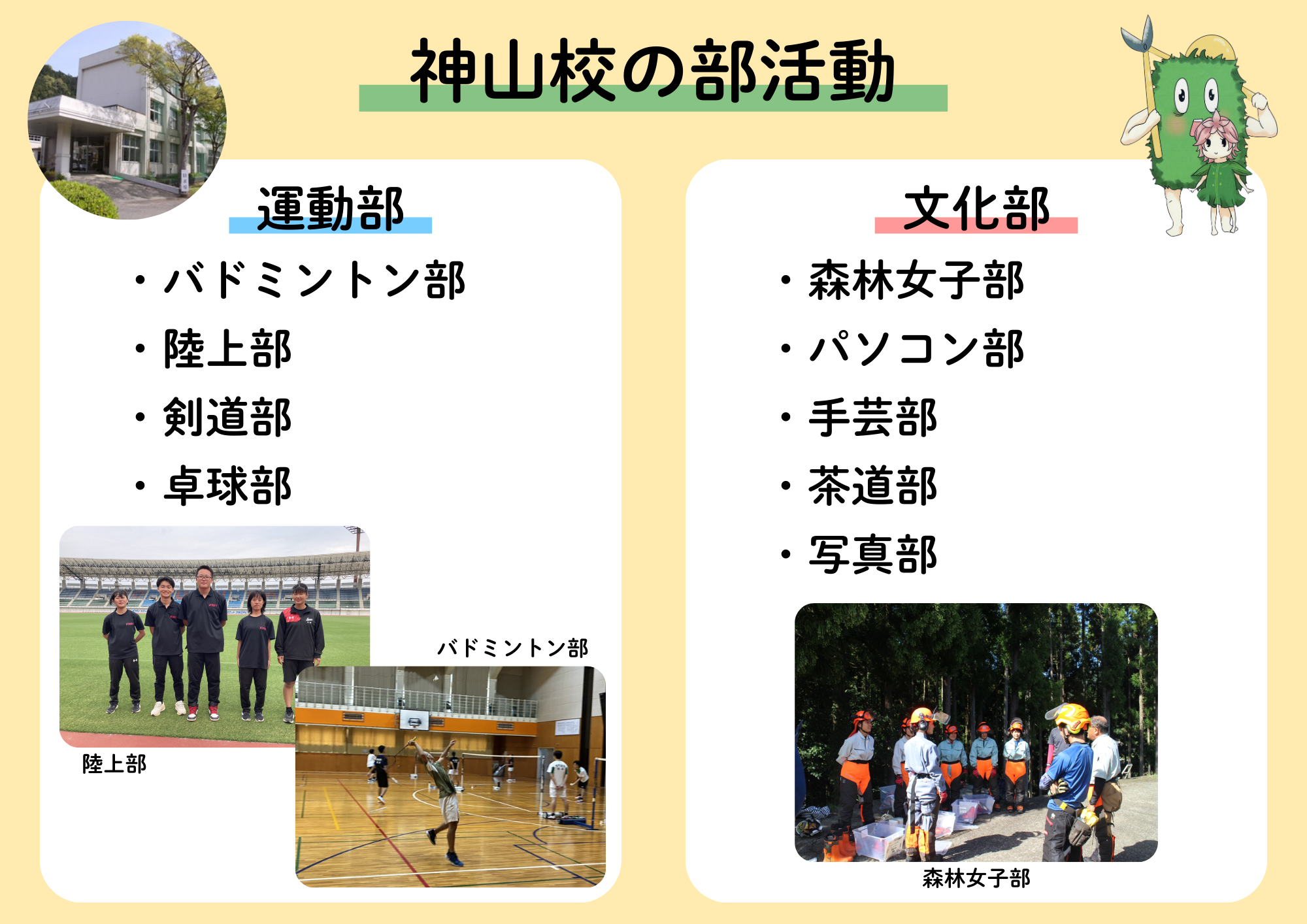 神山校　部活動